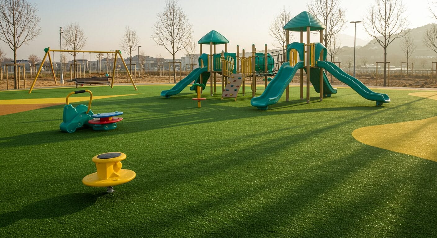 Grama Sintética para Playground