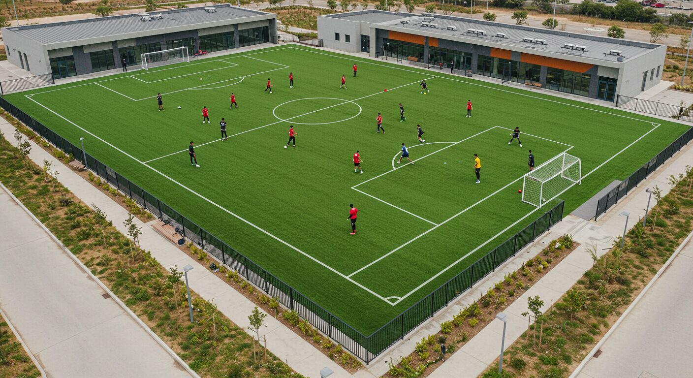 grama-sintetica-futebol-society-2 Grama Sintética para Centro de Treinamento